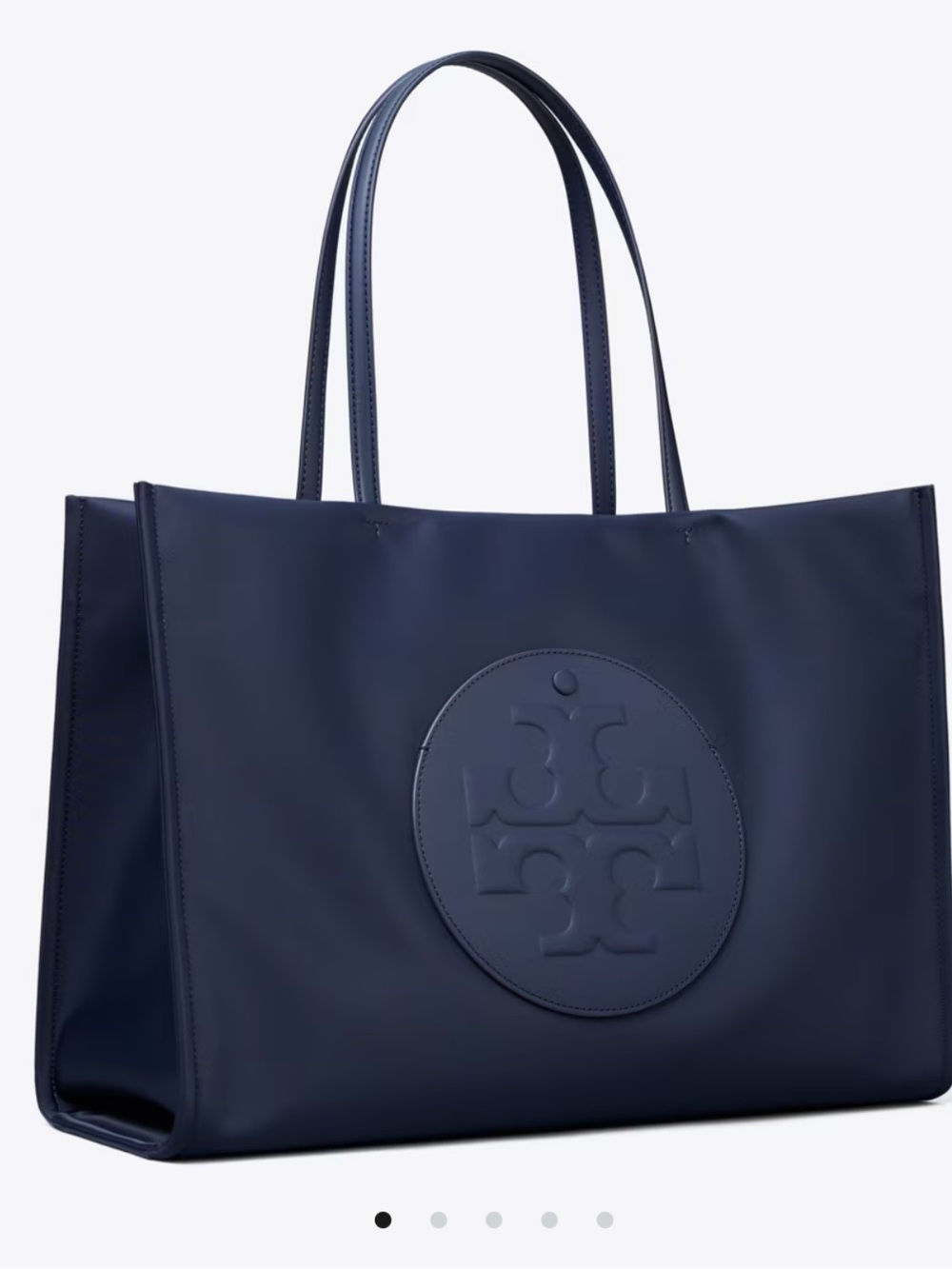 Tory Burch Ella Tote Navy, Like New